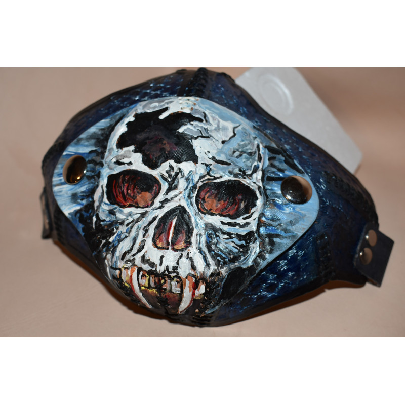 Leather Skull Half-face Mask 