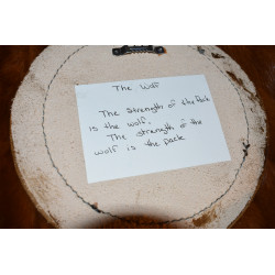 Norse and Viking Alter Disc,   The Wolf